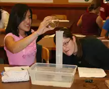 Measuring water displacement