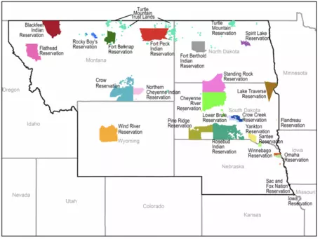 Northern Great Plains Tribal Lands