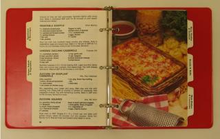Page from Recipes and Remembrances Cookbook