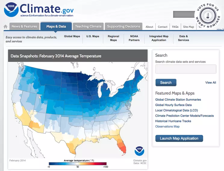 climate gov  maps and data home