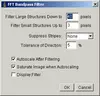 Bandpass filter options