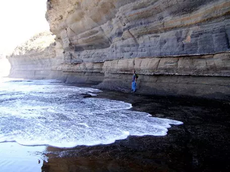 An image of rock layers.