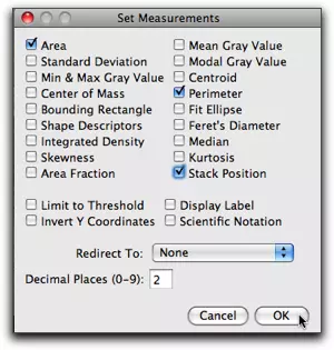 Analyse set measurements stack chckd