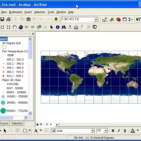 First Wave Arcmap Week 8: Monitoring Fires