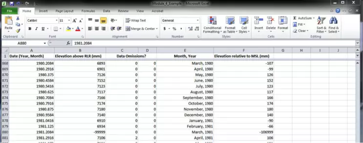 Screenshot of cutting incomplete data from dataset