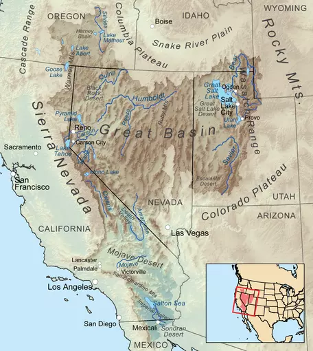 Great Basin map