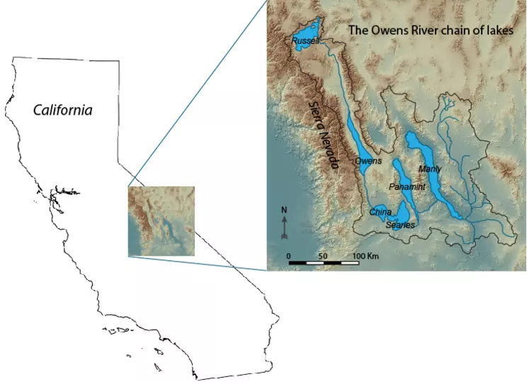 Owens River chain of lakes