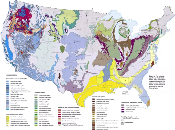 Principal aquifers of the conterminous United States.