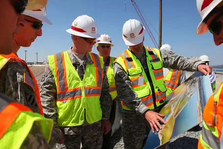 Tour of Folsom Dam auxiliary spillway