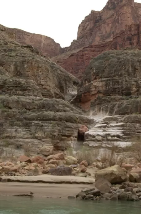 Bedrock channel, Grand Canyon