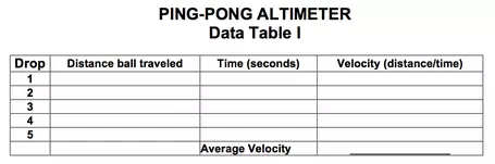 Data Table 1