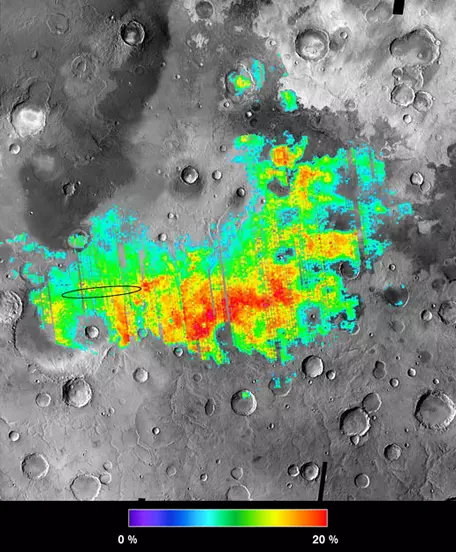 Meridiani Planum TES hematite abundance