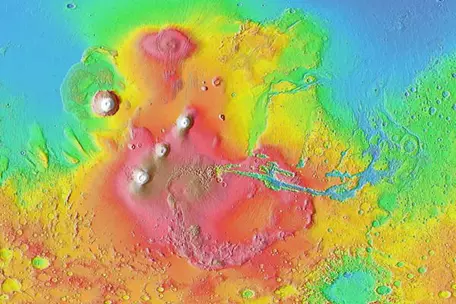 MOLA Shaded Relief Map