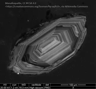 zircon cathodoluminescence (CL) image