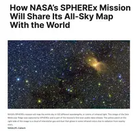 SPEREx website screenshot