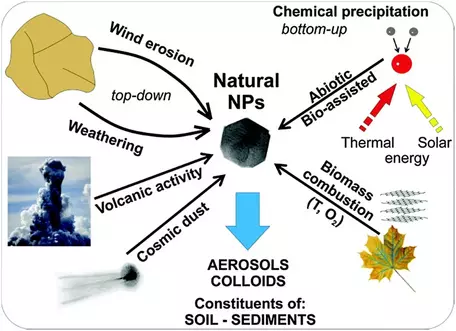 Examples of natural nanoparticles