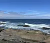 Ocean view of rocky coast