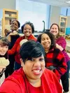 Reynolds Advising team with Dr. Karen Layou