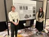 Students presenting research