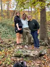 Students sampling rocks