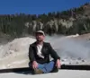 Glen White at Bumpass Hell in Lassen Volcanic National Park