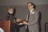 John Wagner Recieving Gavel From Barbara Tewksbury