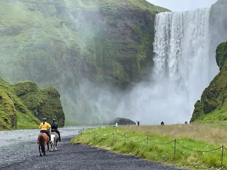 Icelandic waterfall