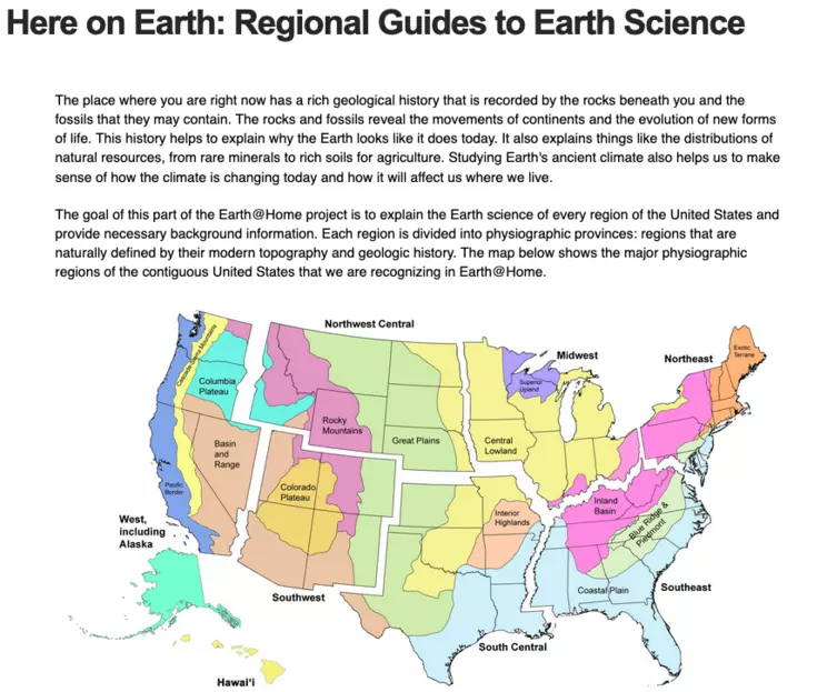 PRI's Regional Guides to the Earth Science of the US