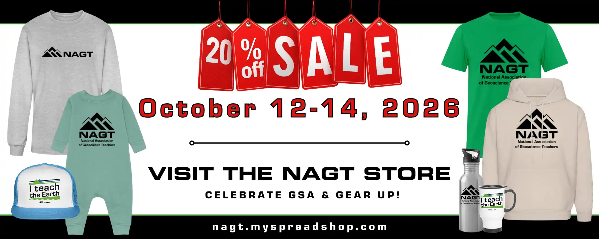Visit the NAGT Store Today advertisement