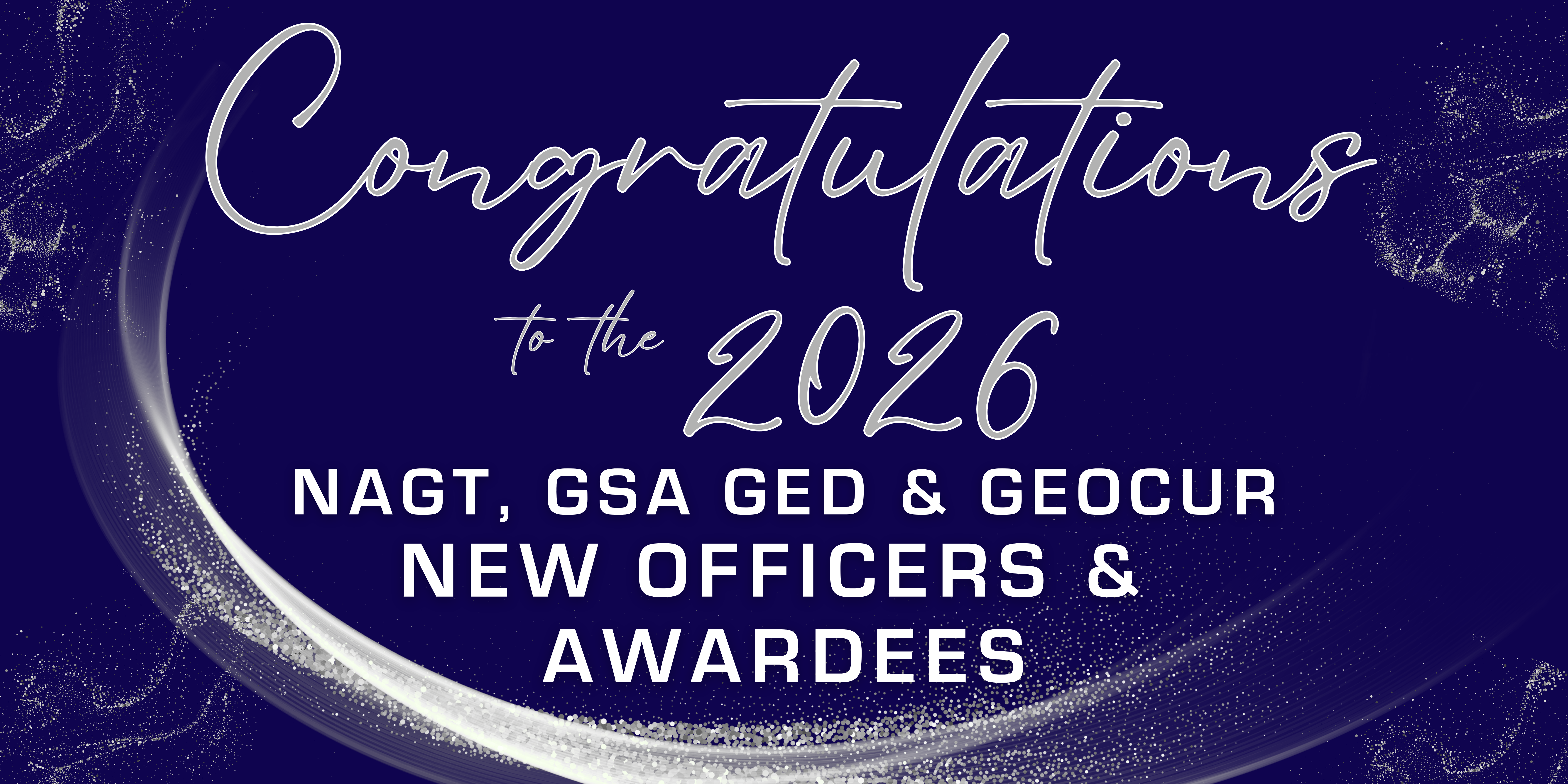 Congratulations to the 2026 Awardees and New Officers