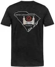 EER26 Design shown on a black t-shirt
