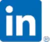 Linkedin logo white background