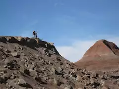 Students at Petrified Forest NP
