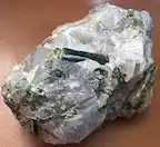 Tourmaline in Quartz