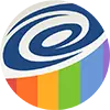 Statistical Vignette Logo Circle