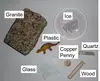 Image of seven objects used in "Is it a Mineral?"