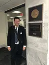 Author Daniel Hummer in the Hart Senate Office Building, Washington, D.C.