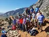 group photo at Clarks Fork Canyon, WY