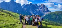Group photo at Forcella Venegia