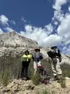 Students mapping on Bighorn Dolomite