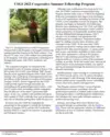 2022 Cooperative Summer Fellowship Program Flyer Cover Page