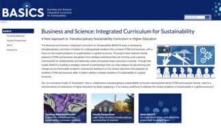 Screenshot of the BASICS website